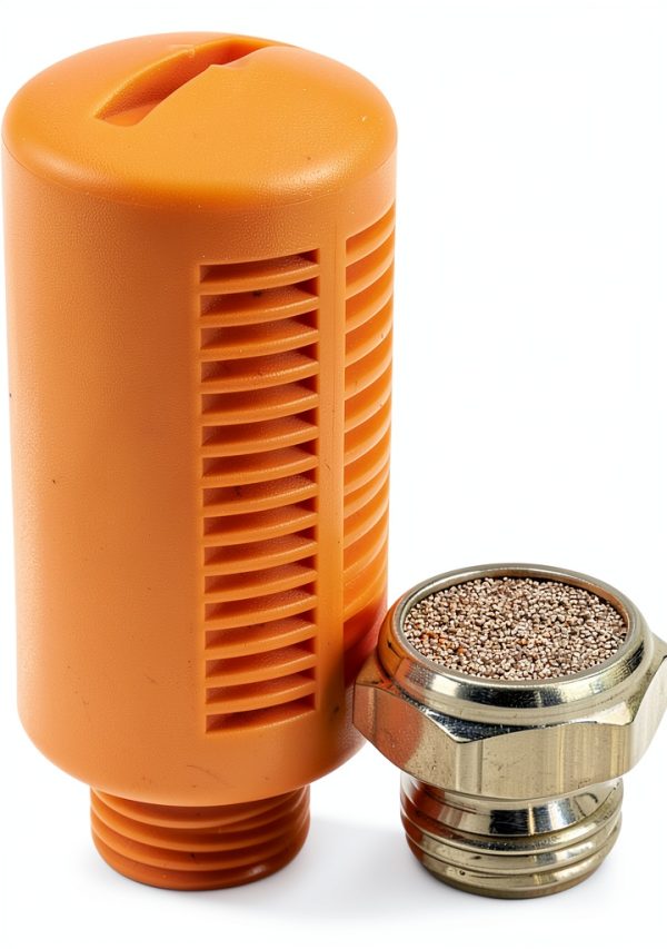 Cosmostar AM0705 1/8HP Radial Piston Air Motor Muffler Service Kit, 1.3 N/m 1000-2500 RPM Silincer Repair Kit. ​Pneumatic Muffler Filter Noise 1/4" PT Thread Pneumatic Air Cylinder Accessories.-0