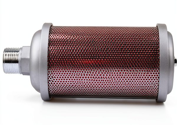 DSFIER XY-10 1" NPT Air Compressor Muffler Stainless Steel Silencer-2