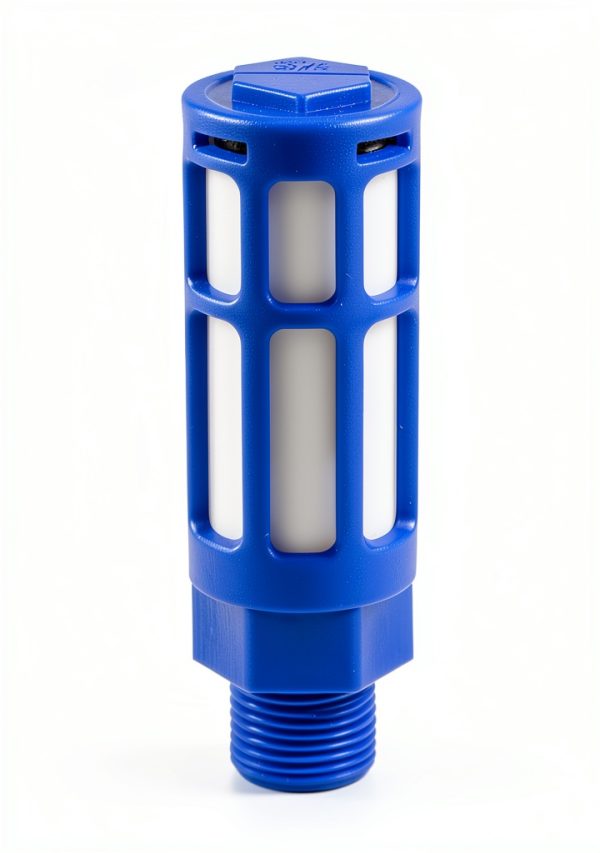 Plastic Pneumatic Muffler 3/8 PT Blue - uxcell 3 Pack PU Silencer-1