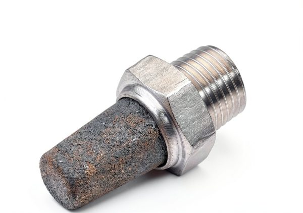 uxcell Exhaust Muffler PT 1/4 Male Thread Stainless Steel Breather-2