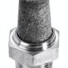 uxcell Exhaust Muffler PT 1/4 Male Thread Stainless Steel Breather-3