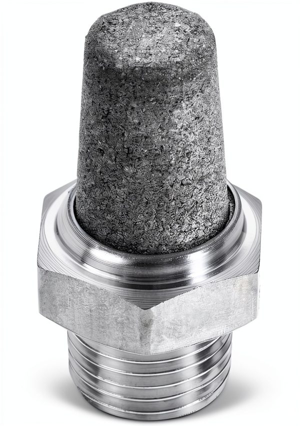 uxcell Exhaust Muffler PT 1/4 Male Thread Stainless Steel Breather-3