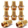 Air Pneumatic Mufflers Brass Silencer Jiozermi 1/4 & 1/8 NPT Male-0