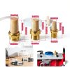 Pneumatic Brass Exhaust Muffler QDAOYU Aluminum Bronze Core NPT-1
