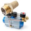 Air Pneumatic Mufflers Brass Silencer Jiozermi 1/4 & 1/8 NPT Male-6