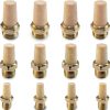 Pneumatic Brass Exhaust Muffler QDAOYU Aluminum Bronze Core NPT-0
