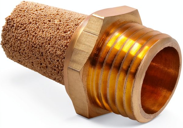 Air Pneumatic Mufflers Brass Silencer Jiozermi 1/4 & 1/8 NPT Male-3