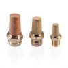 Pneumatic Brass Exhaust Muffler QDAOYU Aluminum Bronze Core NPT-3